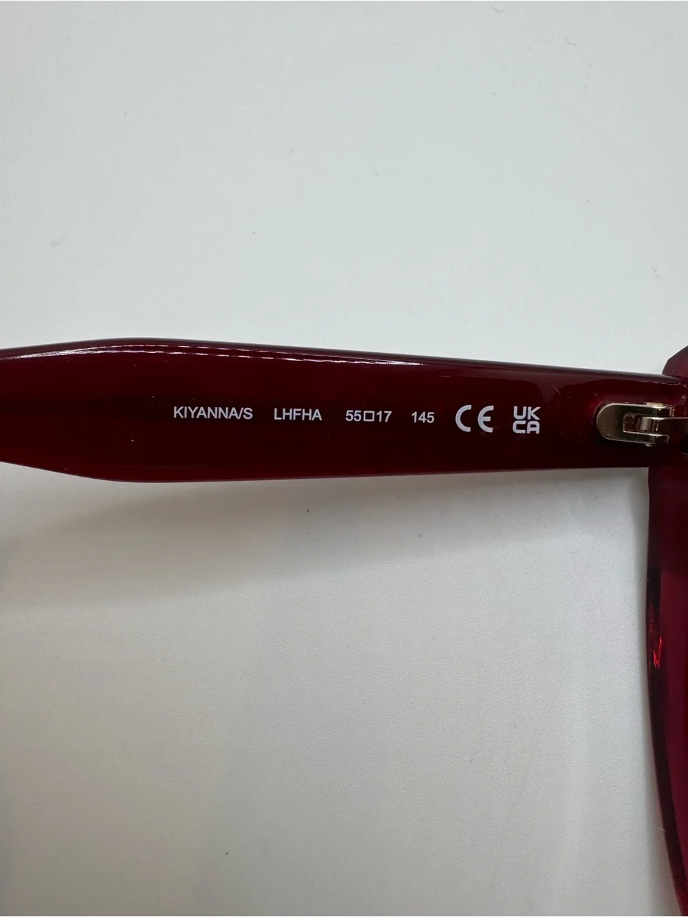 Kate Spade KIYANNA/S LHF Cat Eye Sunglasses Burgundy Crystal/Brown Gradient NWT